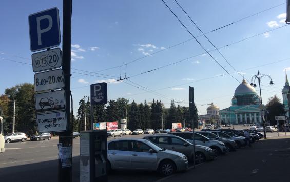 В Курске с 27 июня заработают платные парковки