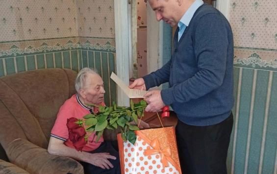 Житель Курской области отметил 100-летний юбилей