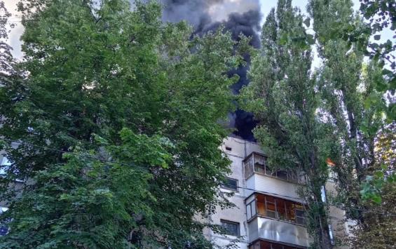 Сразу два пожара на крыше многоэтажных домов произошли в Курчатове