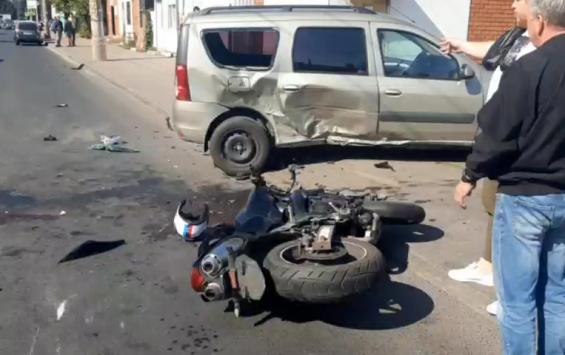 В ДТП на улице Малых города Курска пострадали два человека