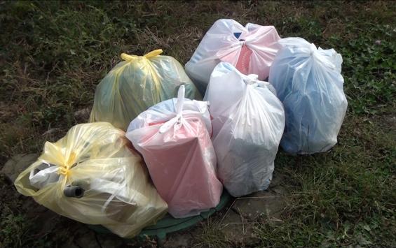 В Курске на Волокно неравнодушные горожане собрали 30 мешков мусора