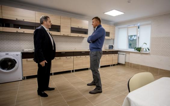Губернатор Курской области осмотрел Курский дом соцобслуживания после капитального ремонта