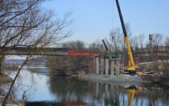 В Курске продолжается строительство «нового Красного моста»