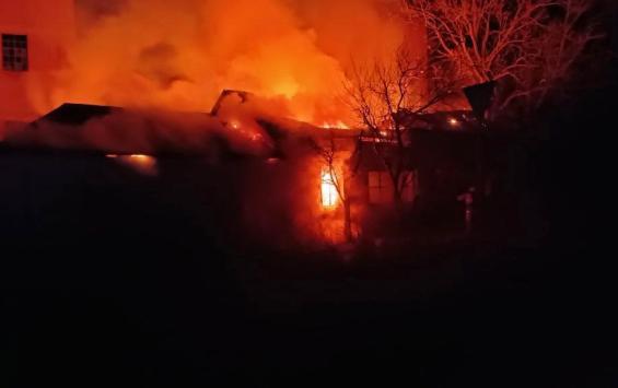 В Курской области произошёл пожар в результате атаки ВСУ