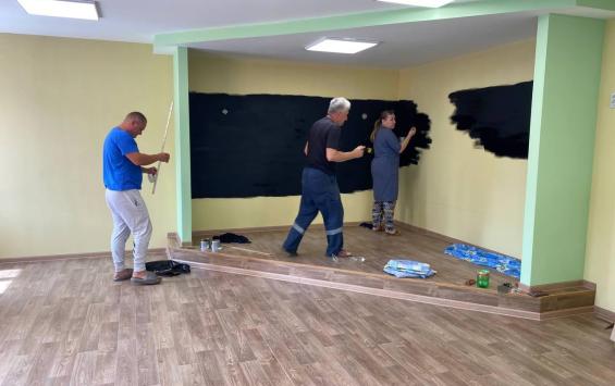 В Курской области в школе-интернат продолжаются работы по строительству арт-театра