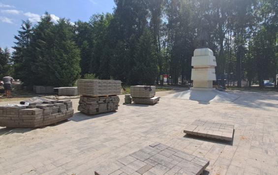 В парке имени Рокоссовского продолжается первый этап благоустройства за 23,6 млн рублей