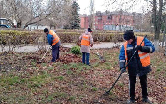 Городское пространство Курска подготавливают к зиме