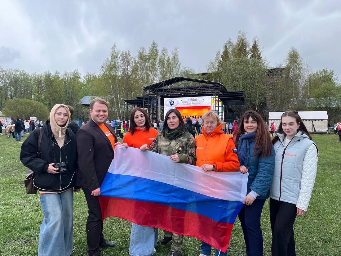 Курские активисты приняли участие в международном фестивале-флешмобе «Эхо Побед»