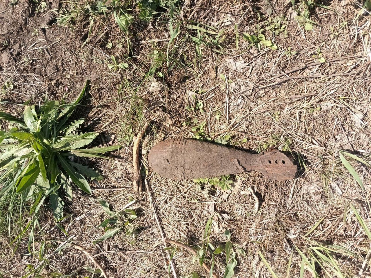 В Тимском районе нашли миномётную мину времён войны