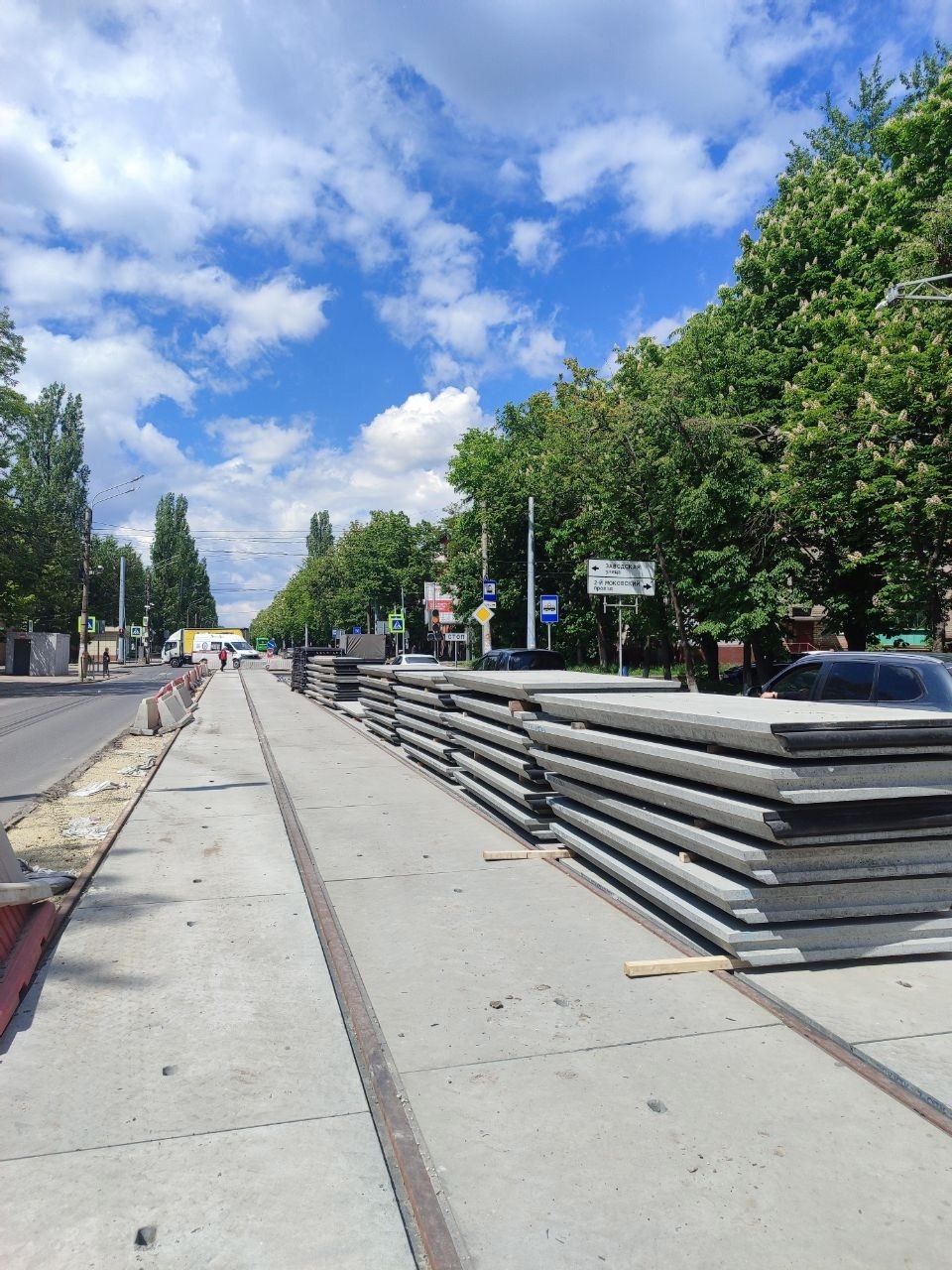 В Курске возобновили реконструкцию трамвайных путей — «Мовиста» заявила о круглосуточных работах