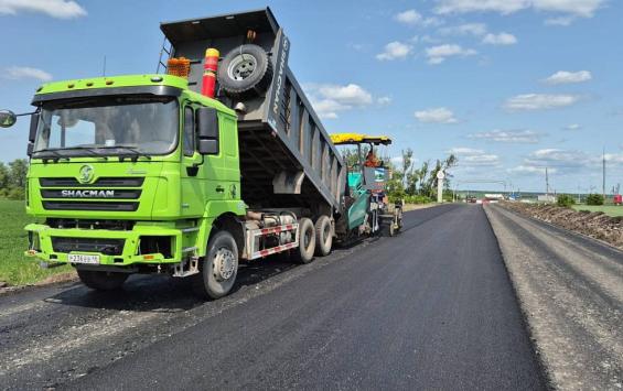 В Горшеченском районе начали ремонт дороги, ведущей к важным социальным объектам