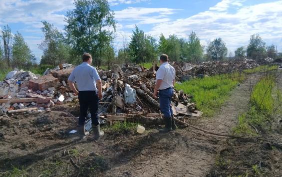 В Сеймском округе Курска обнаружили ещё одну несанкционированную свалку